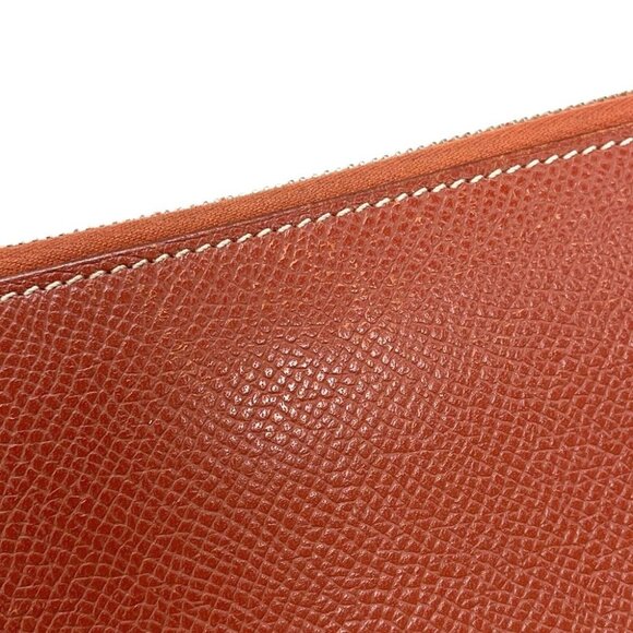 HERMES Azap Long silk in Epsom Brique - Picture 5 of 13